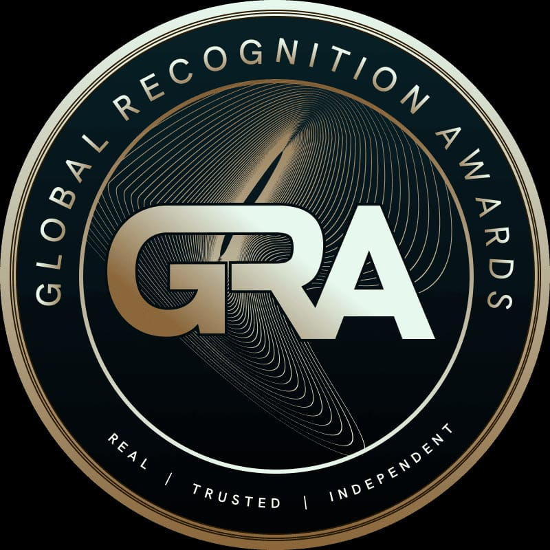 2026 Global Recognition Award official seal — Real, Trusted, Independent