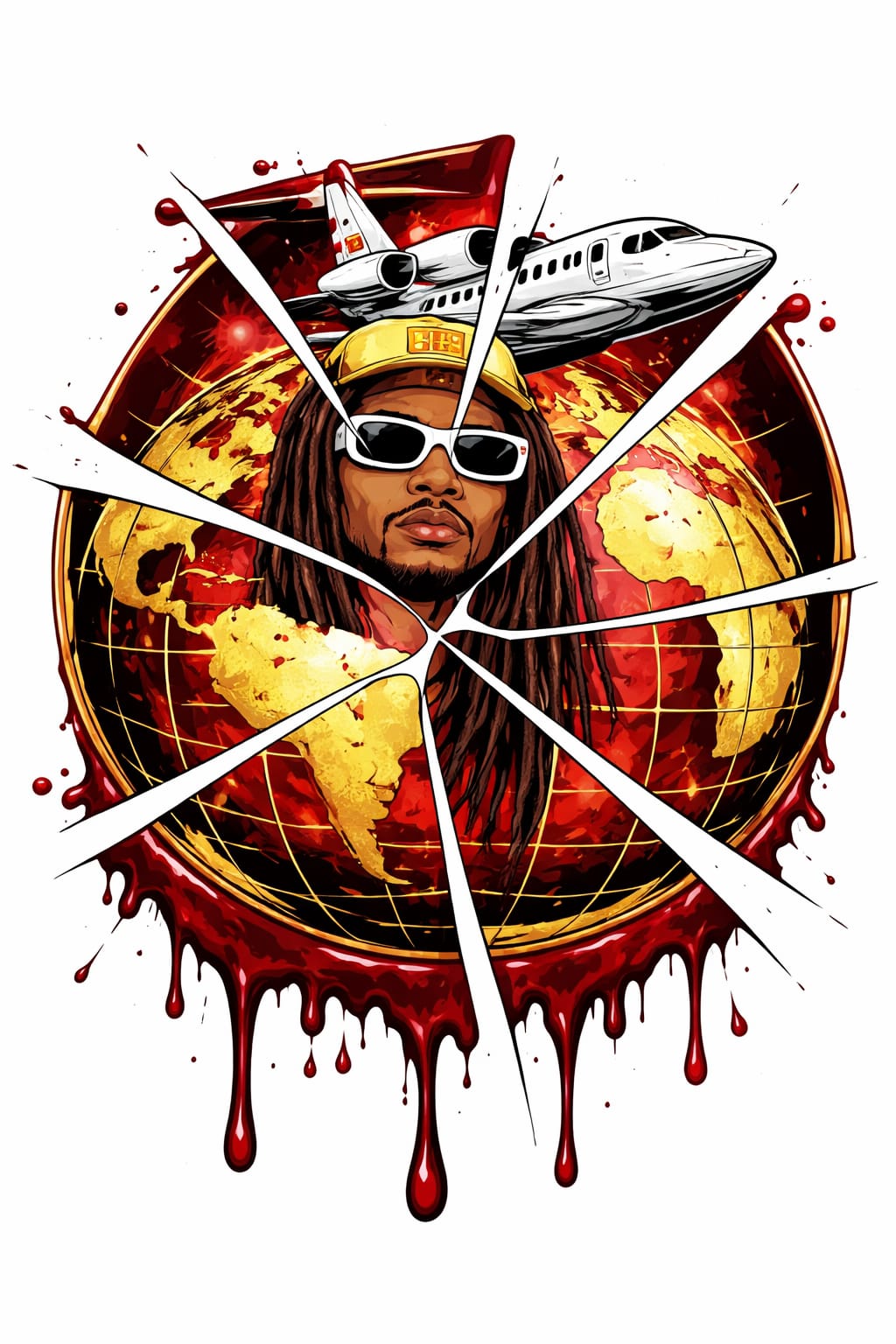 Fire Squad emblem artwork used across Smokey Gee apparel
